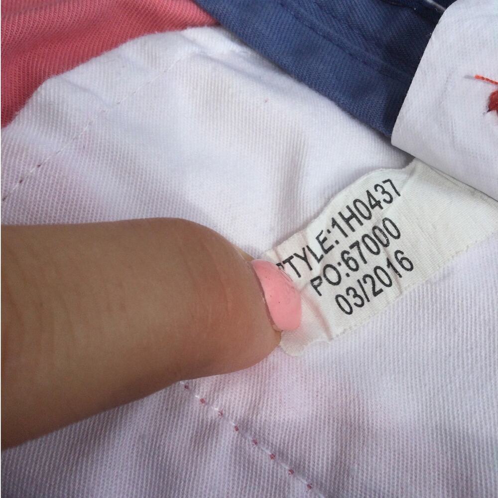 Vineyard Vines Men Chino Breaker Short W 42 USA 9" Inseam patriotic color block - Picture 8 of 8
